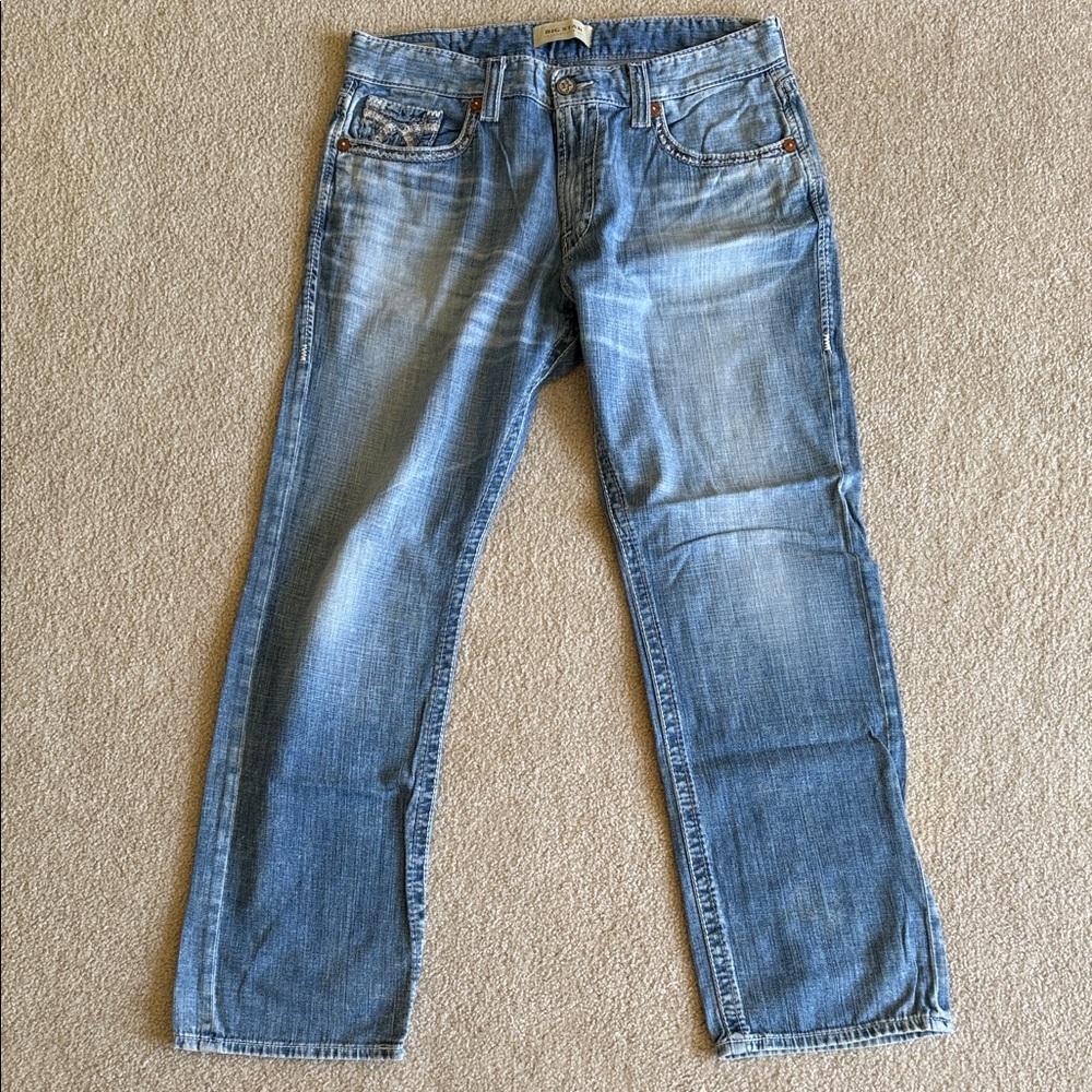 Big Star Voyager Men's Straight Jeans in Light Blue